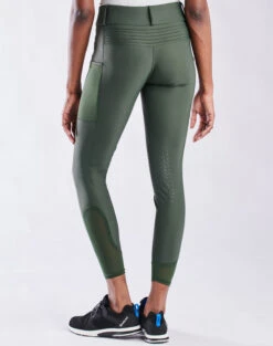 Piper Fusion Breeches Knee Grip -Cavalleria Toscana Store piper fusion knee grip dk.olive back 32382 smartpak 22064.1679003784