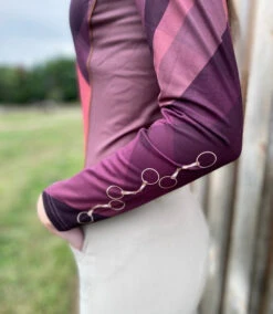 Arista Quarter Zip Shirt Prints -Cavalleria Toscana Store prism 1 4 zip ls rustgold detail 3012 arista 00889.1668890144