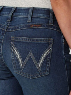 Wrangler Q-Baby Mid-Rise Shirley Jean -Cavalleria Toscana Store q baby mid rise shirley darkwash pocket detail 112336744 wrangler 11573.1689700753