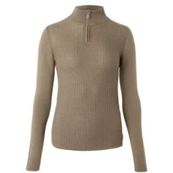B Vertigo Ruth 1/4 Zip Sweater 13 B Vertigo Ruth 1/4 Zip Sweater -Cavalleria Toscana Store ruth sweater shiitake beige 33546 SBE b vertigo 84302.1667872985
