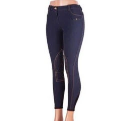 Sarm Hippique Aprica Knee Patch Breeches -Cavalleria Toscana Store sarm hippique aprica knee patch breech navy 85744 02114.1527290076
