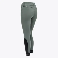 Cavalleria Toscana Silicone Logo Breeches Knee Grip -Cavalleria Toscana Store silicone print ct breeches green back PAD175 JE010 5F00 cavalleria toscana 93195.1659818295