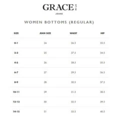 Grace In LA Easy Fit Horseshoe Pocket Jeans -Cavalleria Toscana Store size chart grace in la 17935.1687305471