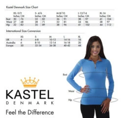 Kastel Denmark 1/4 Zip Sun Shirt - Solid Colors -Cavalleria Toscana Store size chart kastel denmark 75316.1615924671