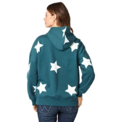 Wrangler Star Hoodie -Cavalleria Toscana Store star hoodie blue back 112321239 wrangler 57000.1663721966