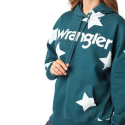 Wrangler Star Hoodie -Cavalleria Toscana Store star hoodie blue detail 112321239 wrangler 93892.1663721975