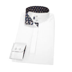 Essex Classics Talent Yarn Shirt Straight Collar -Cavalleria Toscana Store straight collar LS monkeys ESL13W1 essex 73032.1660255453