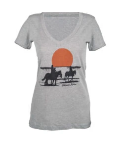 SaltWater Riders Sunset Ride T-Shirt -Cavalleria Toscana Store sunset ride tee grey saltwater riders 97496.1687388184