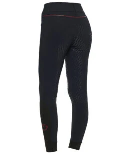 Cavalleria Toscana Team Red Stripe Full Grip Breeches -Cavalleria Toscana Store team red stripe FG navy back PAD161 JE010 7001 CT 81985.1639868851