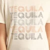 Rock & Roll Tequila Tee 2 Rock & Roll Tequila Tee -Cavalleria Toscana Store tequila tee natural detail 49T3242 rrcg 54698.1643748423
