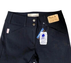 Tailored Sportsman Trophy Hunter Breech Low Rise Boot Sock -Cavalleria Toscana Store trophy hunter lr bootsock black blue front TS 96061.1638132550