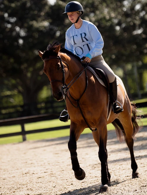 TKEQ TROT Crew Sweatshirt 6 TKEQ TROT Crew Sweatshirt - Image 4