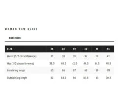 Cavalleria Toscana Contrast Trim Breeches Knee Grip -Cavalleria Toscana Store womens breeches size guide CT 80367.1667013575