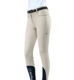 EQODE Women's Knee Grip Breeches -Cavalleria Toscana Store womens knee grip breech beige front N56002 eqode 24332.1663962839
